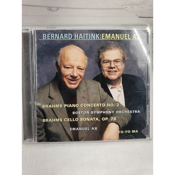 BERNARD HAITINK EMANUEL AX BRAHMS PIANO CONCERTO NO. 2โ CELLO SONATA CD - Picture 6 of 6